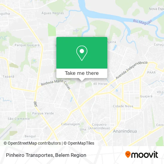 Pinheiro Transportes map