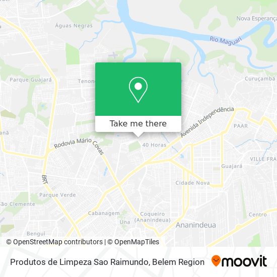 Produtos de Limpeza Sao Raimundo map