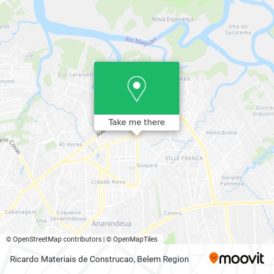 Ricardo Materiais de Construcao map