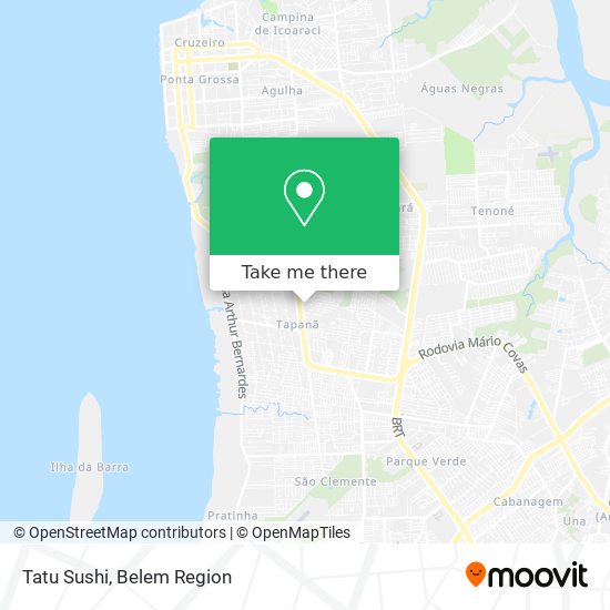 Tatu Sushi map