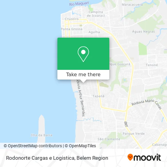 Rodonorte Cargas e Logistica map