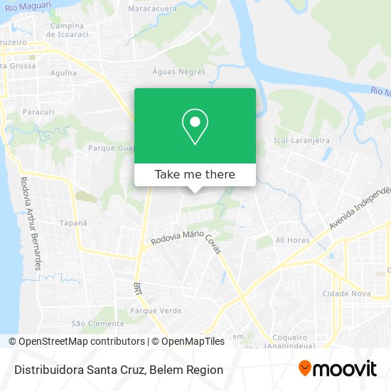 Distribuidora Santa Cruz map