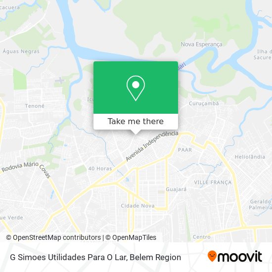 G Simoes Utilidades Para O Lar map