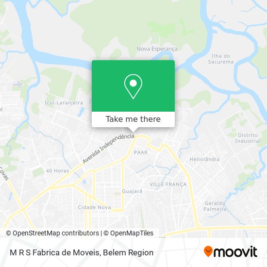 M R S Fabrica de Moveis map