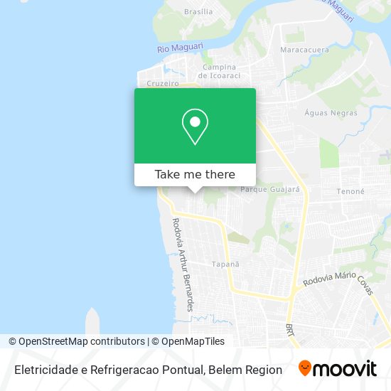 Eletricidade e Refrigeracao Pontual map