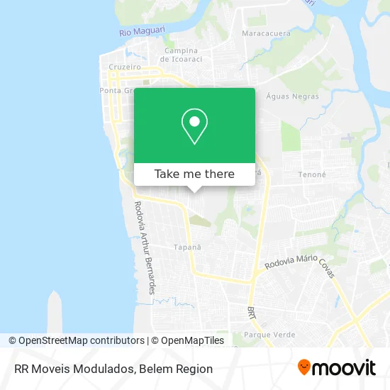RR Moveis Modulados map