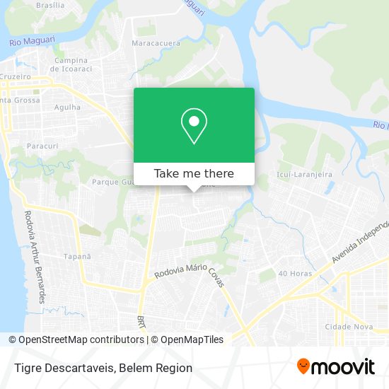 Tigre Descartaveis map