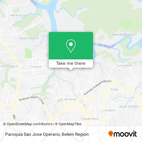 Paroquia Sao Jose Operario map