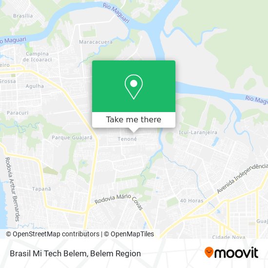 Brasil Mi Tech Belem map