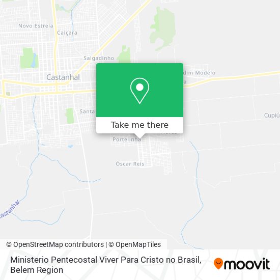 Ministerio Pentecostal Viver Para Cristo no Brasil map