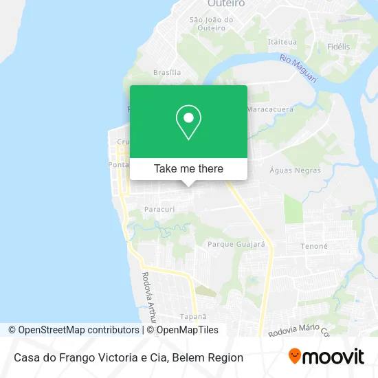 Casa do Frango Victoria e Cia map