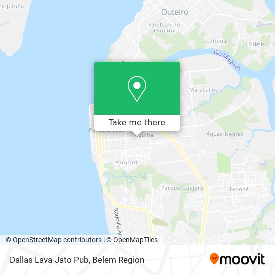 Dallas Lava-Jato Pub map