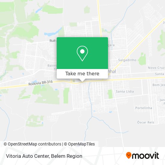 Mapa Vitoria Auto Center