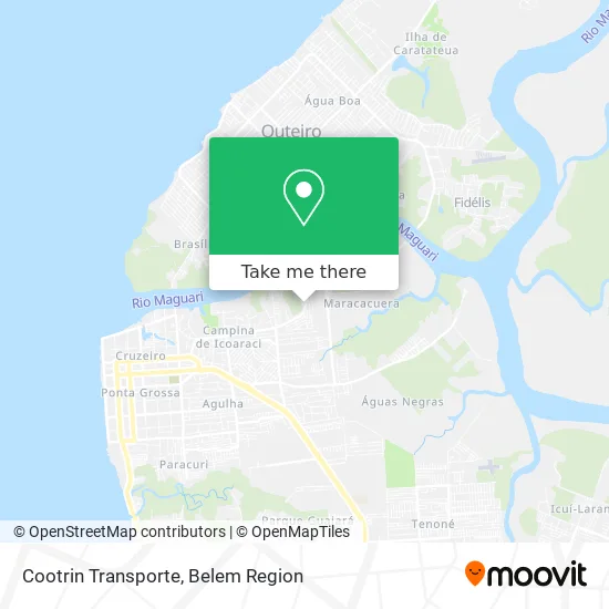 Cootrin Transporte map