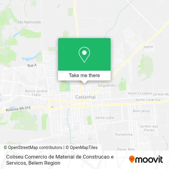 Coliseu Comercio de Material de Construcao e Servicos map