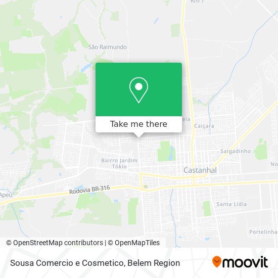 Sousa Comercio e Cosmetico map