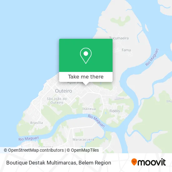 Boutique Destak Multimarcas map