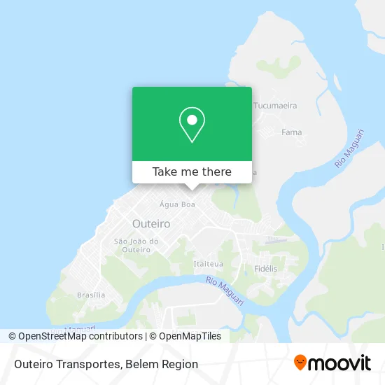 Outeiro Transportes map