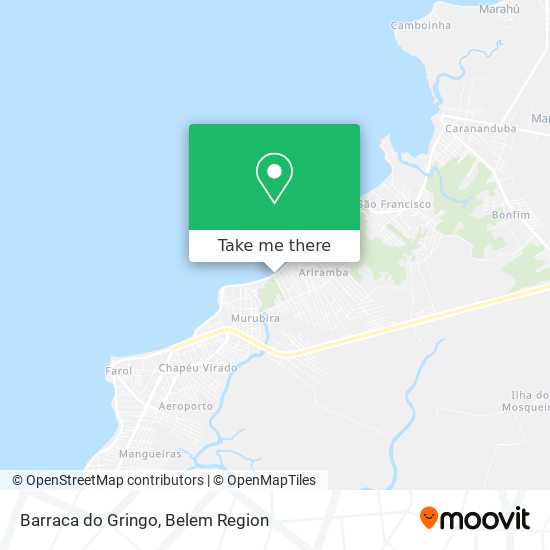 Barraca do Gringo map