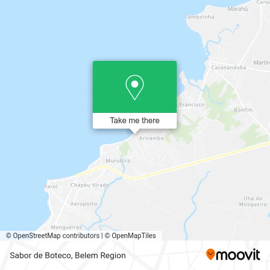 Sabor de Boteco map