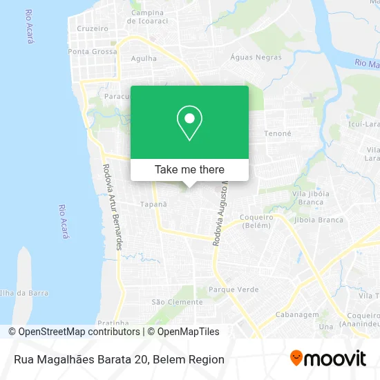 Rua Magalhães Barata 20 map