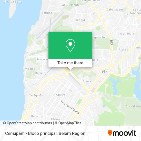 Censipam - Bloco principal map