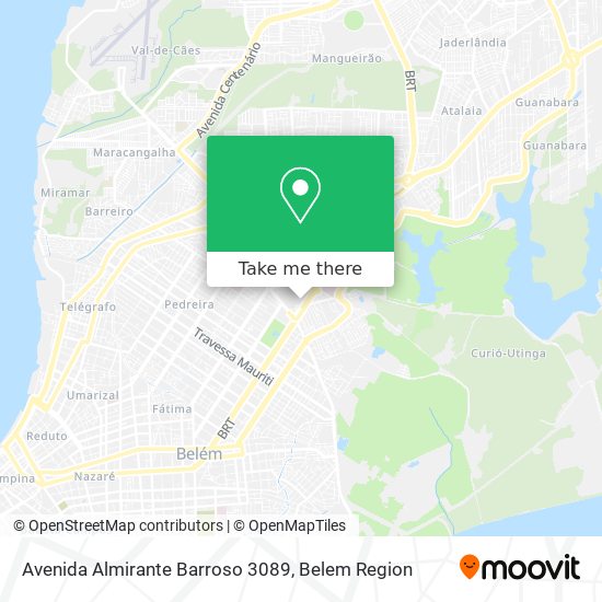 Mapa Avenida Almirante Barroso 3089