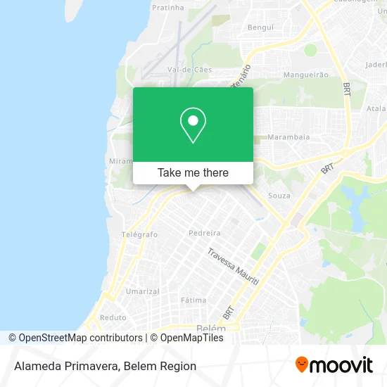 Alameda Primavera map