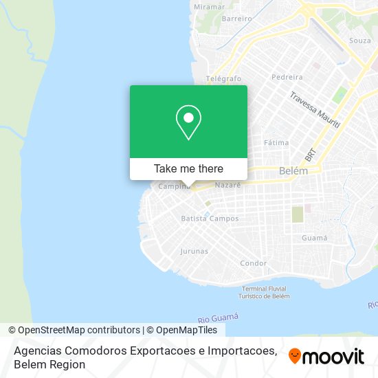 Agencias Comodoros Exportacoes e Importacoes map