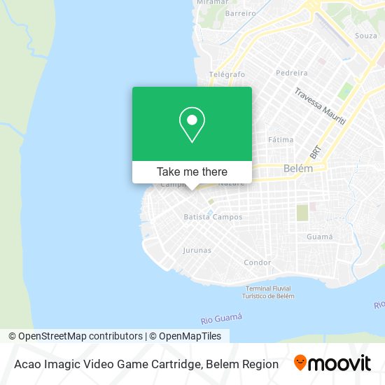 Acao Imagic Video Game Cartridge map