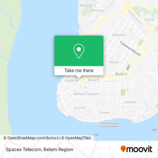 Mapa Spacex Telecom