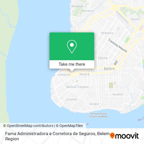 Fama Administradora e Corretora de Seguros map