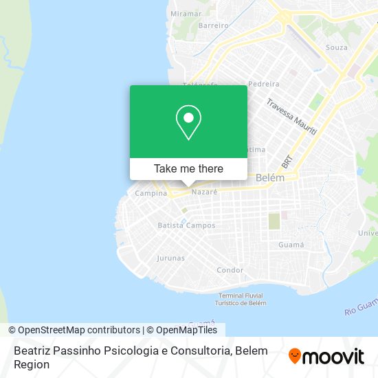 Mapa Beatriz Passinho Psicologia e Consultoria