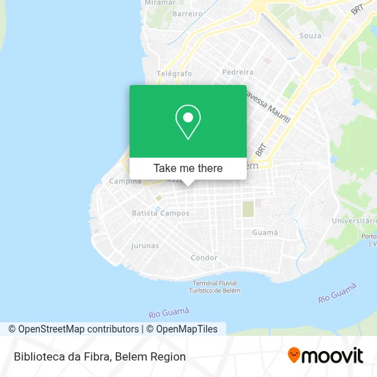 Biblioteca da Fibra map