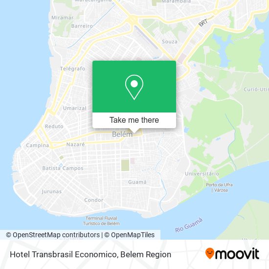 Hotel Transbrasil Economico map