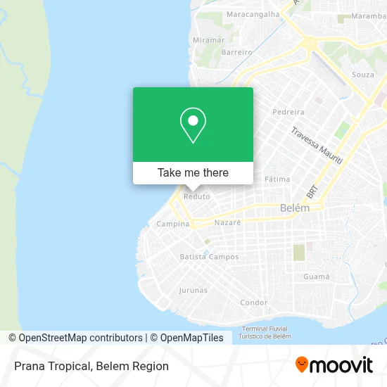Prana Tropical map