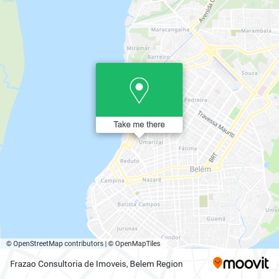 Mapa Frazao Consultoria de Imoveis