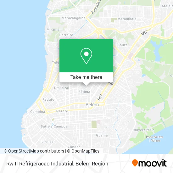 Rw II Refrigeracao Industrial map