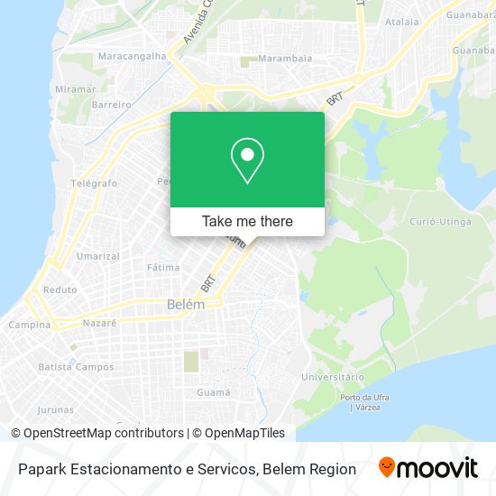 Papark Estacionamento e Servicos map
