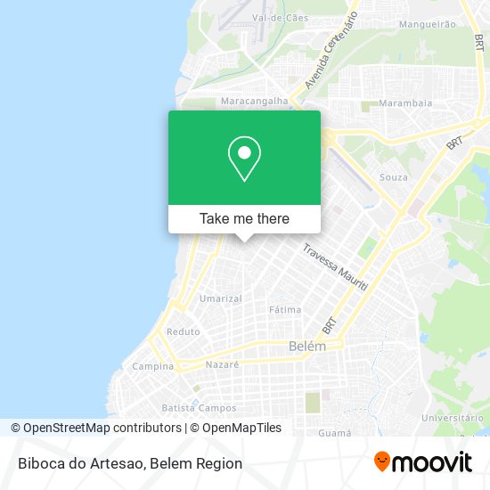 Biboca do Artesao map