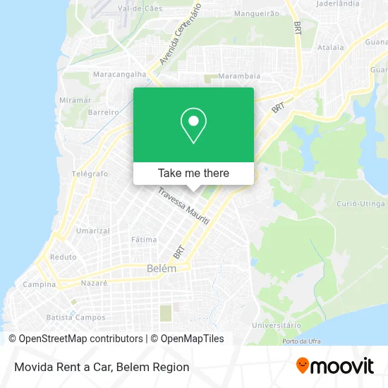 Movida Rent a Car map
