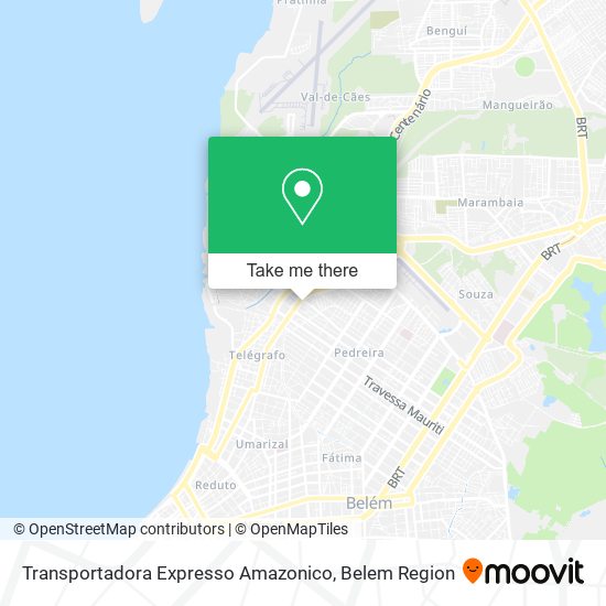 Transportadora Expresso Amazonico map