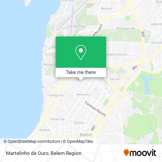 Martelinho de Ouro map