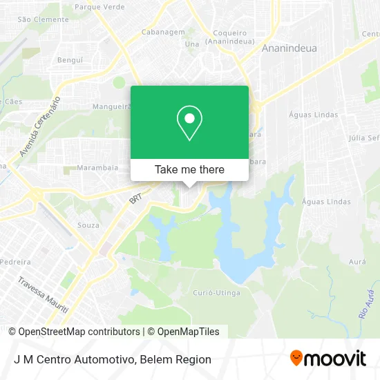 J M Centro Automotivo map