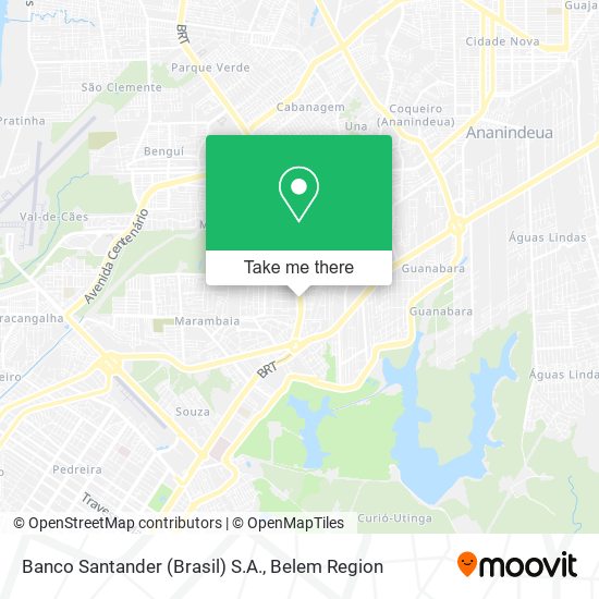 Banco Santander (Brasil) S.A. map