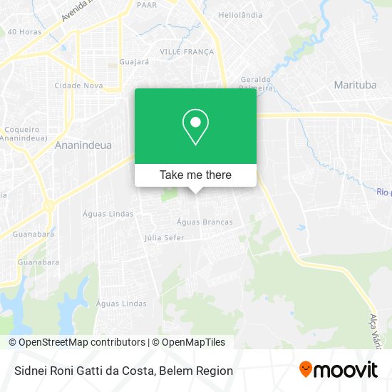 Sidnei Roni Gatti da Costa map