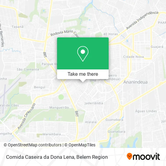 Comida Caseira da Dona Lena map