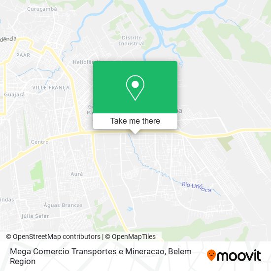 Mega Comercio Transportes e Mineracao map