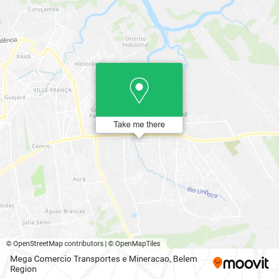Mega Comercio Transportes e Mineracao map