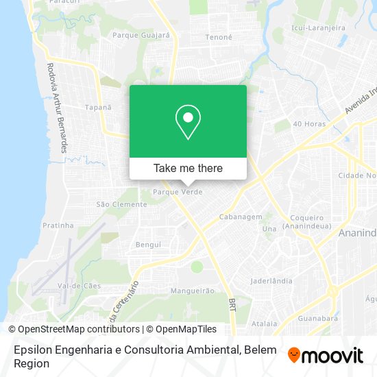 Mapa Epsilon Engenharia e Consultoria Ambiental
